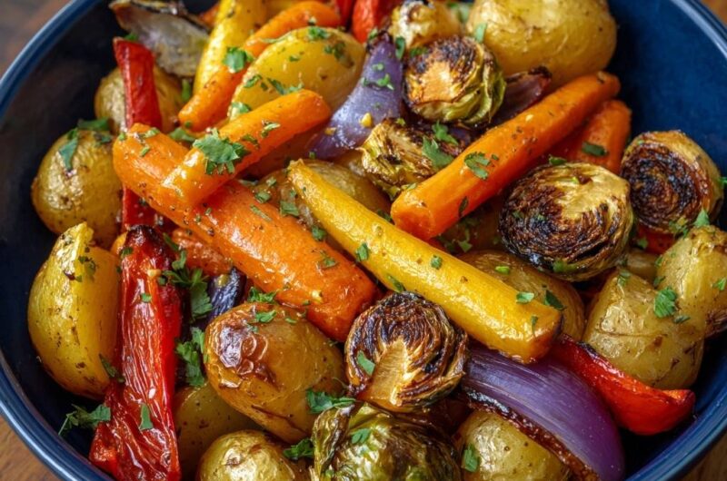 Buntes Ofengemüse mit Röstaroma
