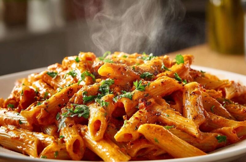 Cremige Penne Arrabbiata