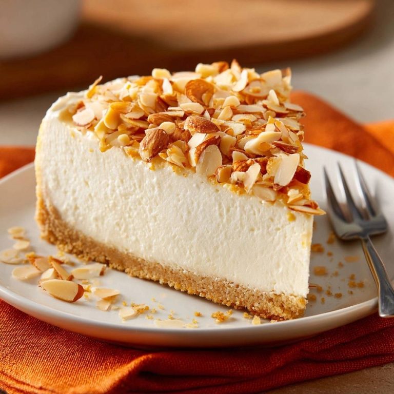 Cremiger Mandel-Käsekuchen: Rezept ohne Risse