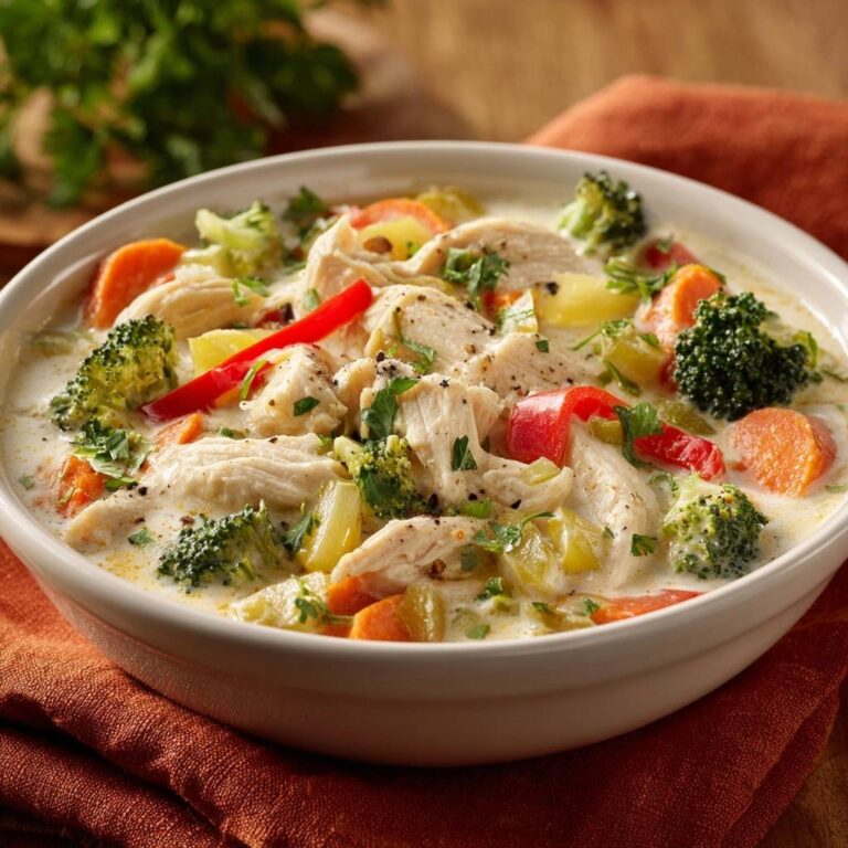 Cremiges Hähnchen-Gemüse-Geschnetzeltes: Zart & Saftig