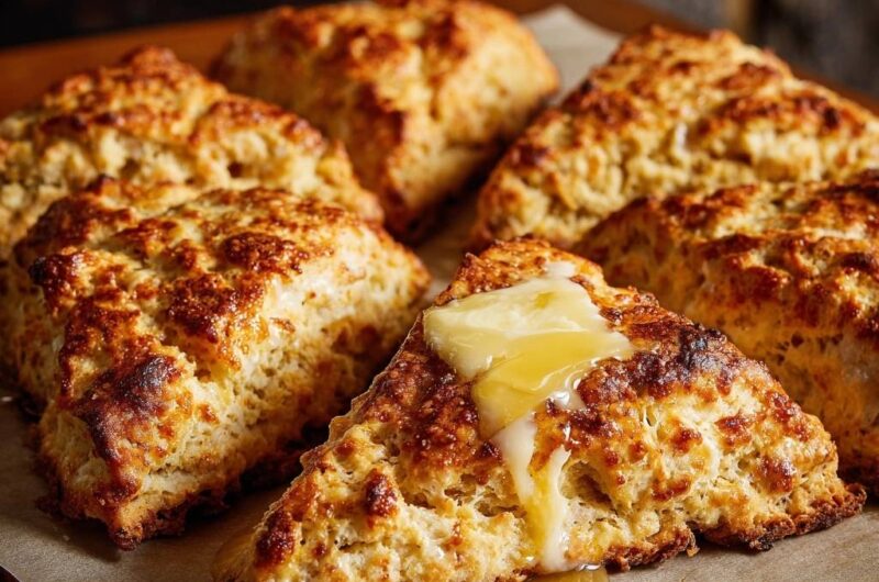 Goldbraune Butter-Scones