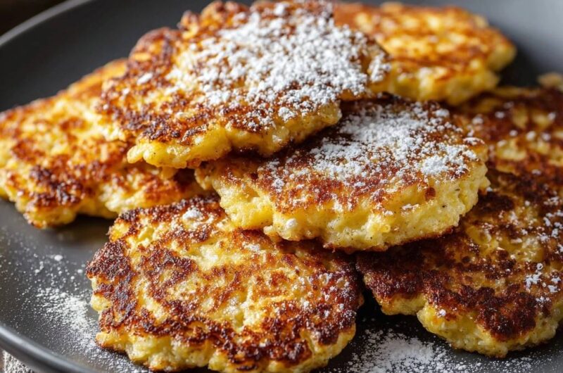 Goldbraune Quarkkeulchen