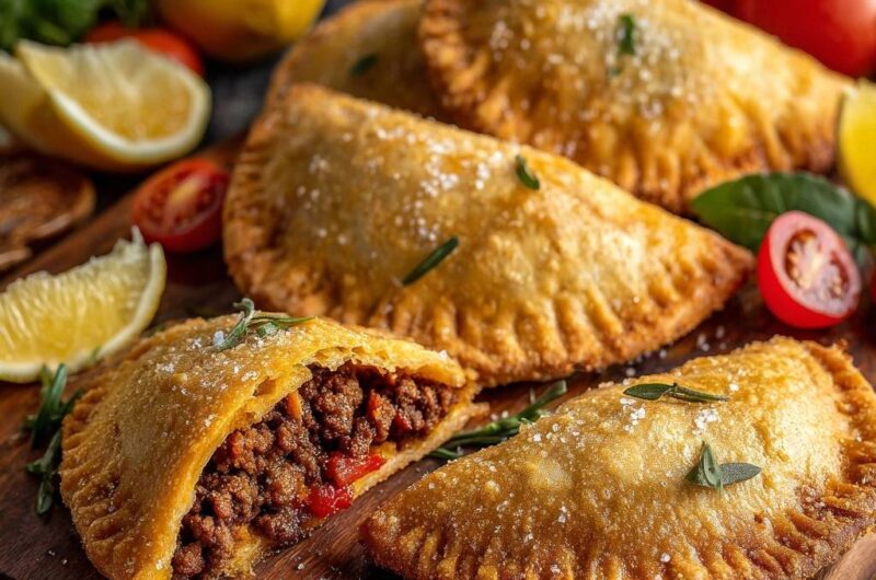Goldbraune Rindfleisch Empanadas