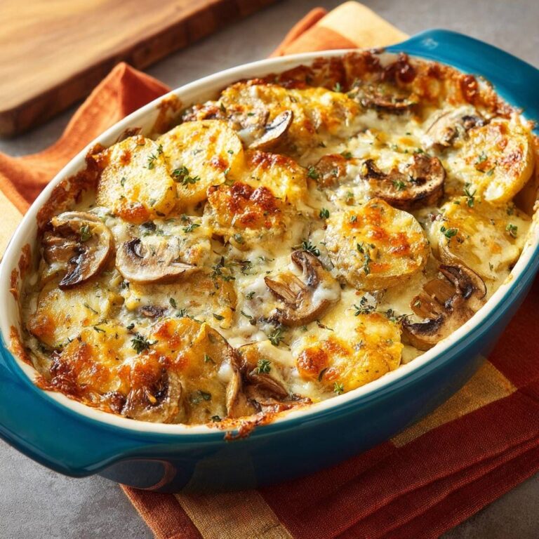 Herzhafter Kartoffel-Pilz-Auflauf: Cremig & ohne Wässern