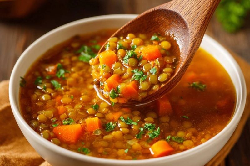 Herzhafter Linseneintopf