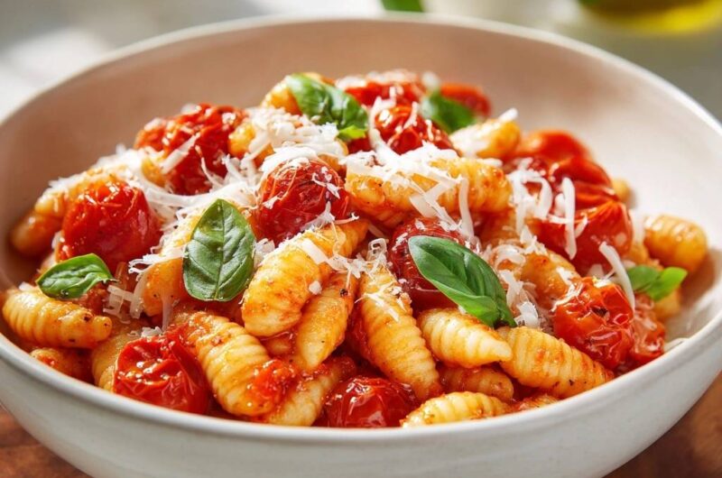 Mediterrane Gnocchi mit Rösttomaten