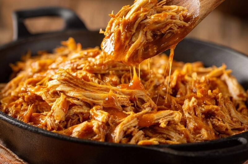 Saftiges BBQ Pulled Chicken