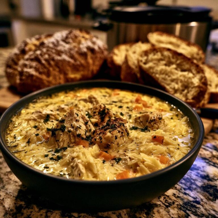 Cremiger Zitronen-Hähnchen-Eintopf mit Orzo: Das 30-Min-Rezept