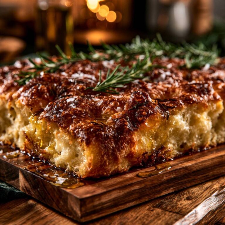 Goldbraune Rosmarin-Focaccia (Der Anti-Matsche-Boden)