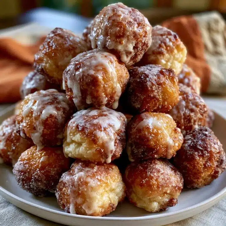 Goldene Zimt-Zucker-Bällchen: Rezept für fluffiges Gebäck