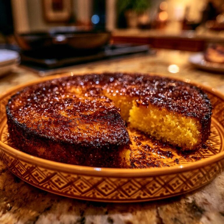Goldener Maiskuchen mit Karamellkruste: Das Anti-Matsch-Rezept