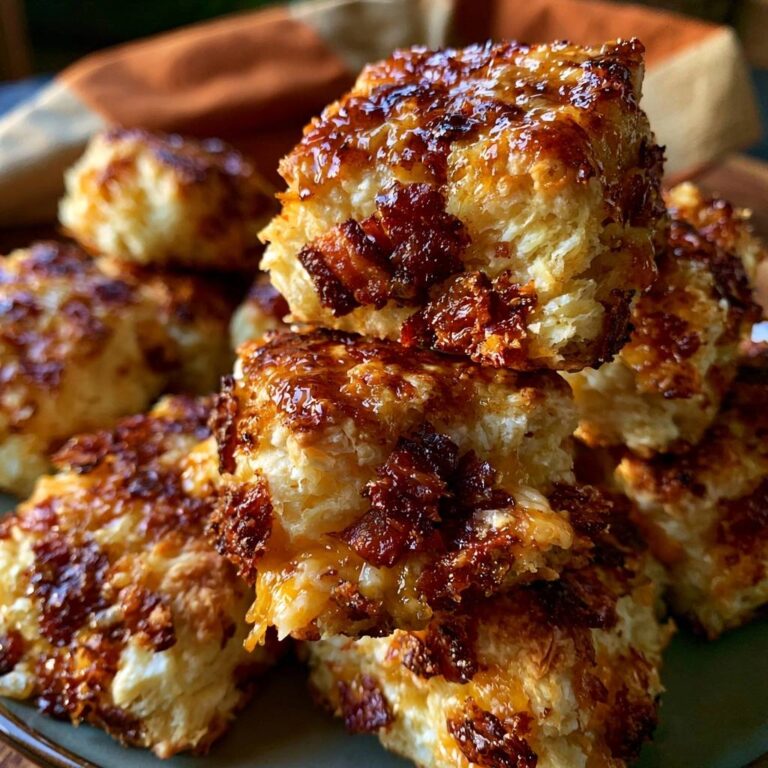 Herzhafte Cheddar-Bacon-Biscuits: Außen kross, innen fluffig