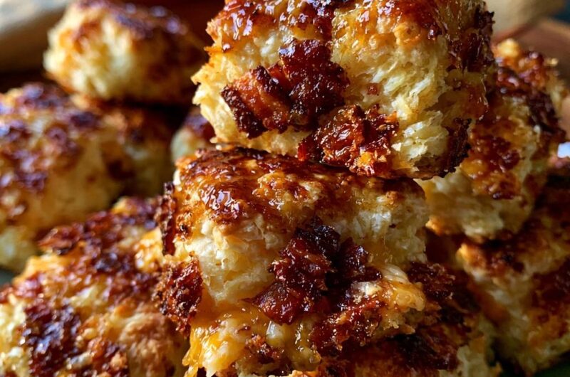 Herzhafte Cheddar-Bacon-Biscuits
