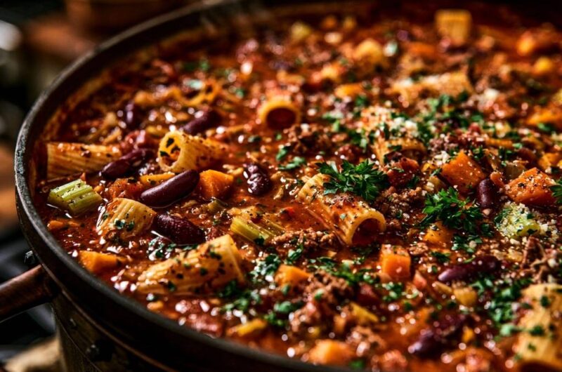Herzhafte Pasta e Fagioli