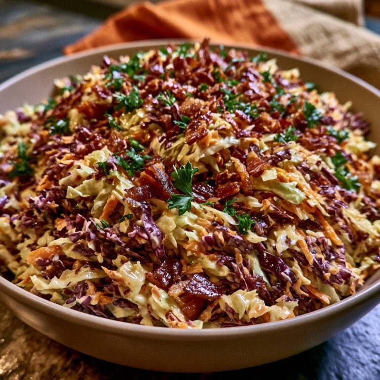 Knuspriger Bacon-Krautsalat: Das Rezept gegen Wässrigkeit