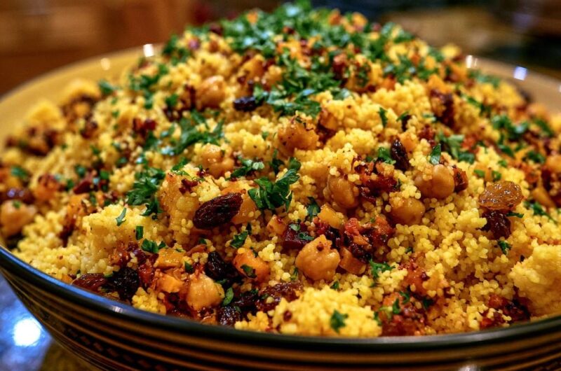 Marokkanischer Kichererbsen-Couscous