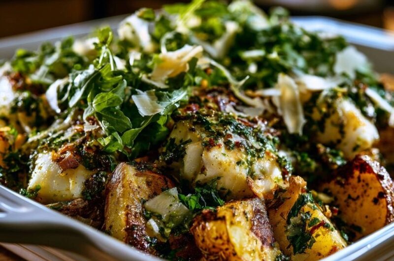 Mediterrane Kabeljau-Kartoffel-Pfanne