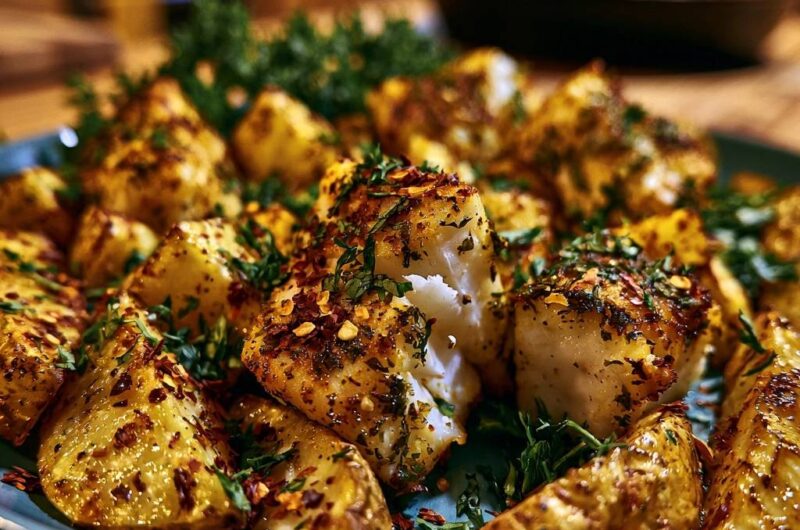 Mediterraner Ofenfisch mit Knusperkartoffeln