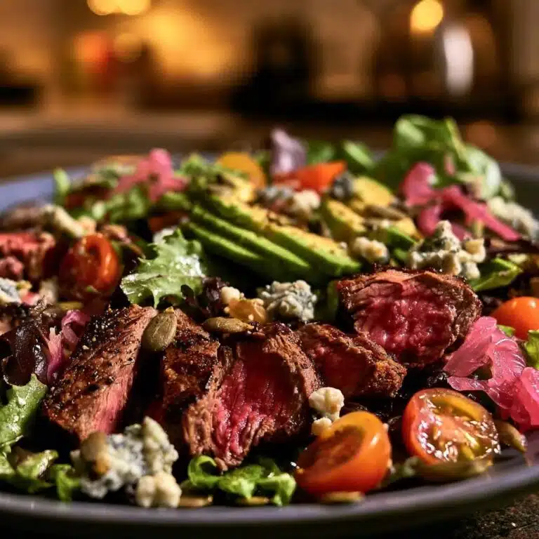 Steak-Salat mit Avocado und Blauschimmelkäse: So wird’s zart