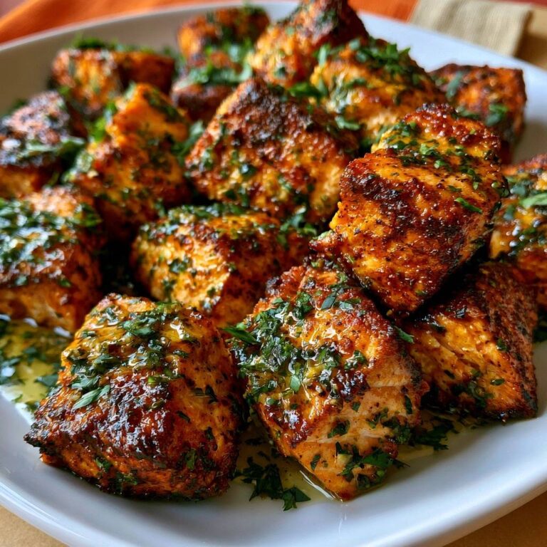 Würzige Lachs-Bites aus der Pfanne: Saftig & Schnell