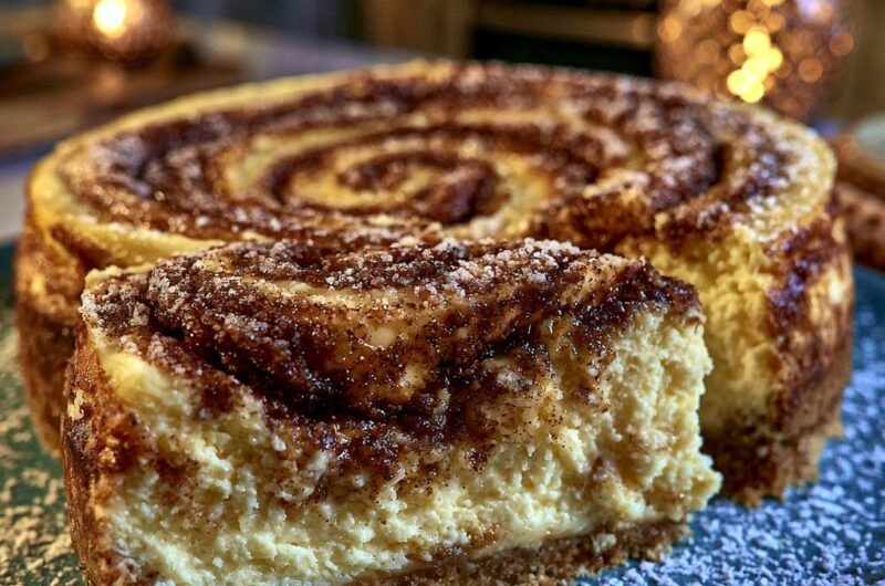 Zimtschnecken-Käsekuchen