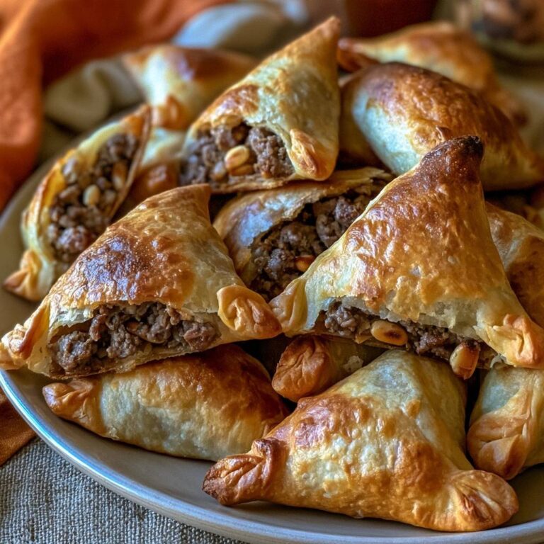 Fatayer mit Lammhackfleisch und Pinienkernen aus dem Air Fryer