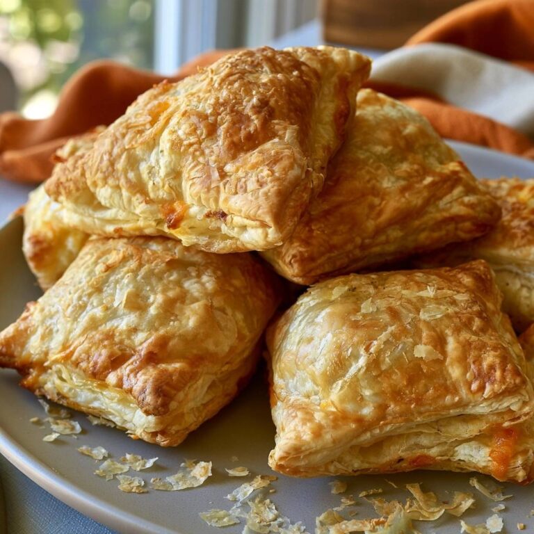 Käse-Blätterteigtaschen aus dem Airfryer
