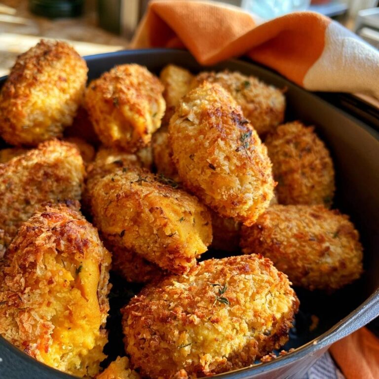 Kürbis-Kroketten mit Thymian aus dem Air Fryer