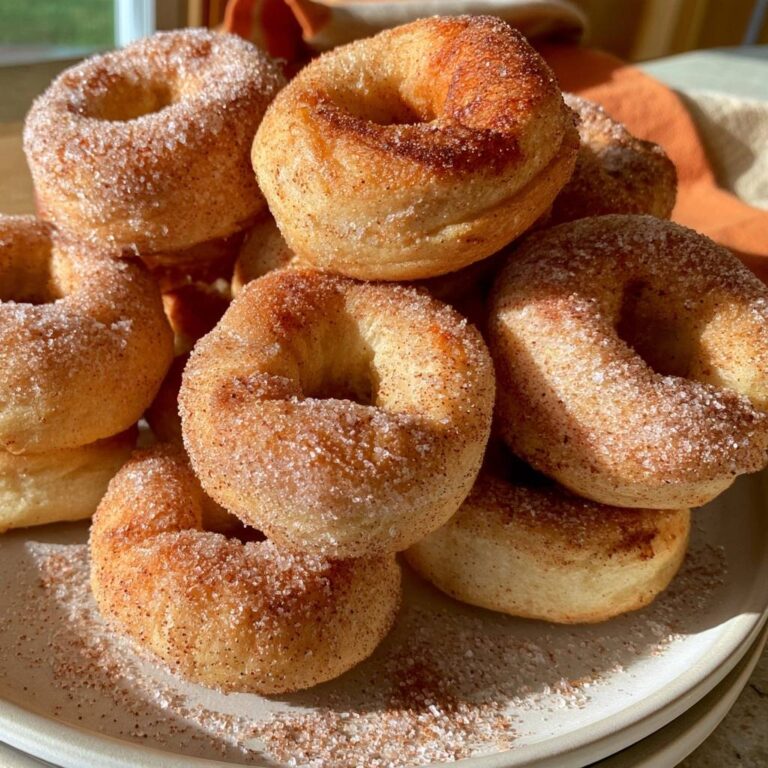 Mini-Donuts aus dem Air Fryer mit Zimtzucker