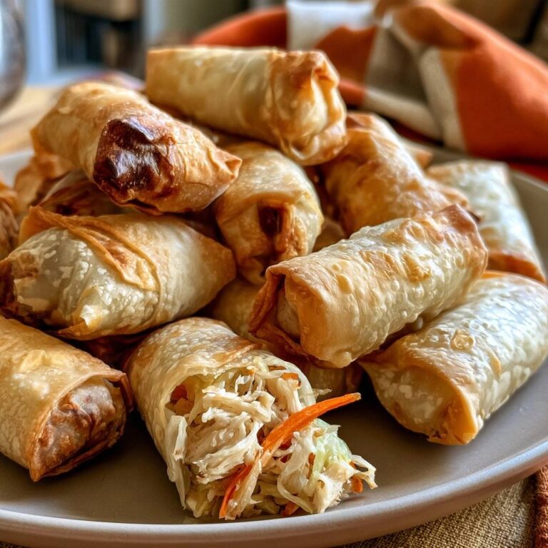 Mini-Frühlingsrollen mit Hähnchen und Gemüse aus dem Air Fryer