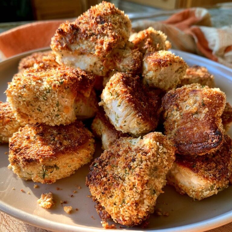 Puten-Nuggets mit Kräuterpanade aus dem Air Fryer
