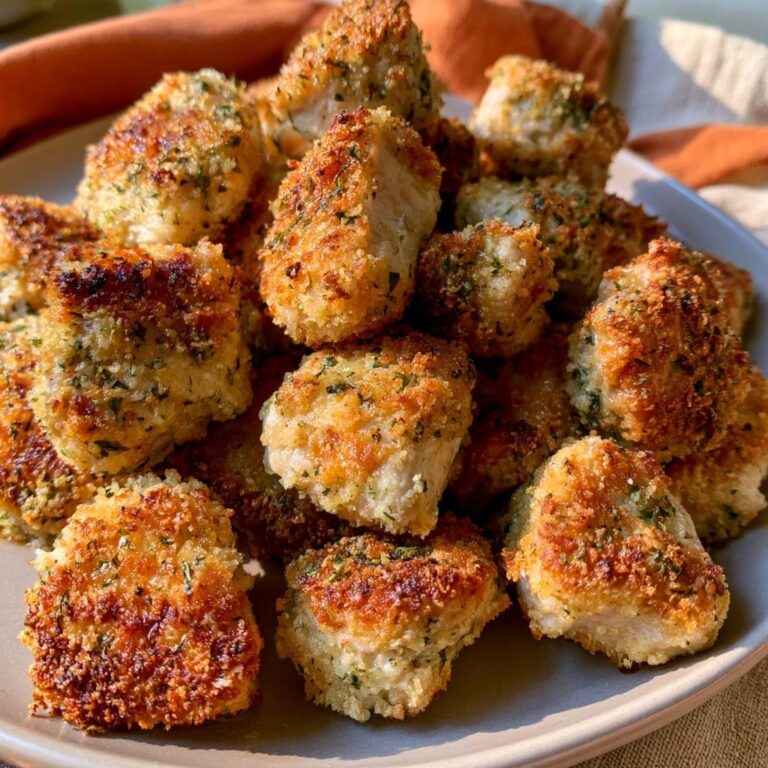 Puten-Nuggets mit Kräuterpanade aus der Heißluftfritteuse