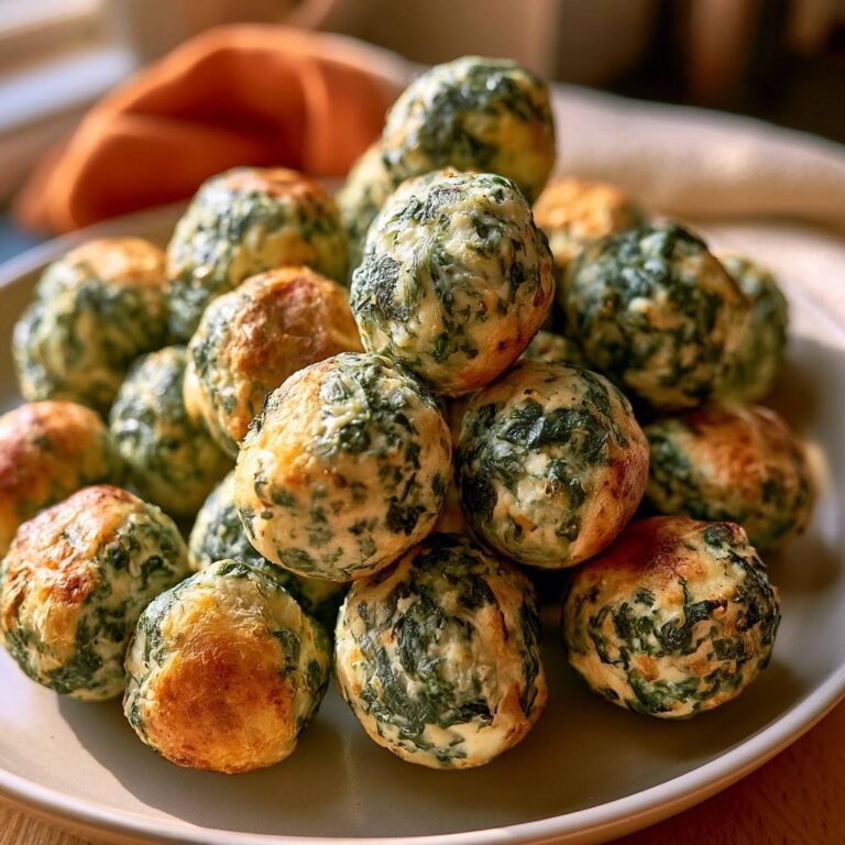 Spinat-Ricotta-Bällchen aus der Heißluftfritteuse